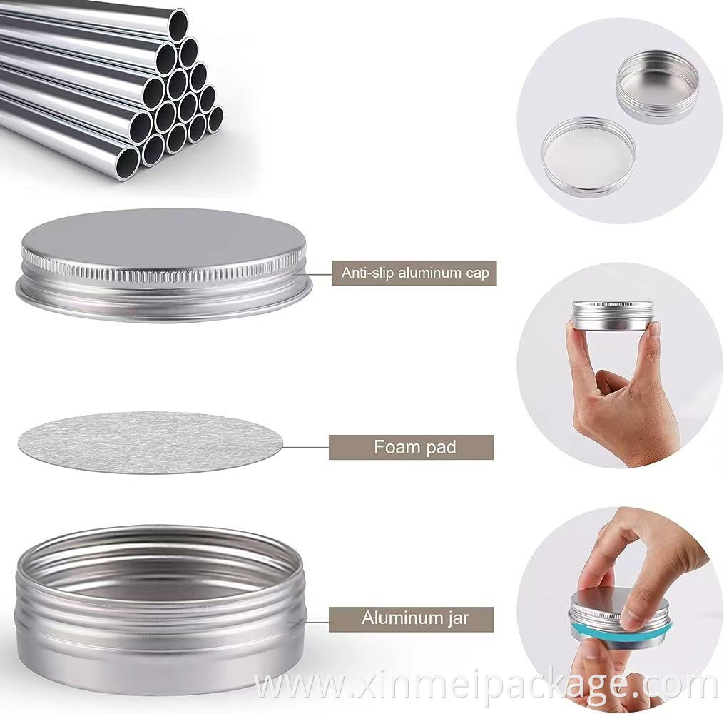 aluminum tin jar